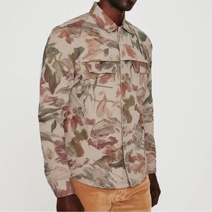 AG Floral Lightweight Shirt Jacket in XL